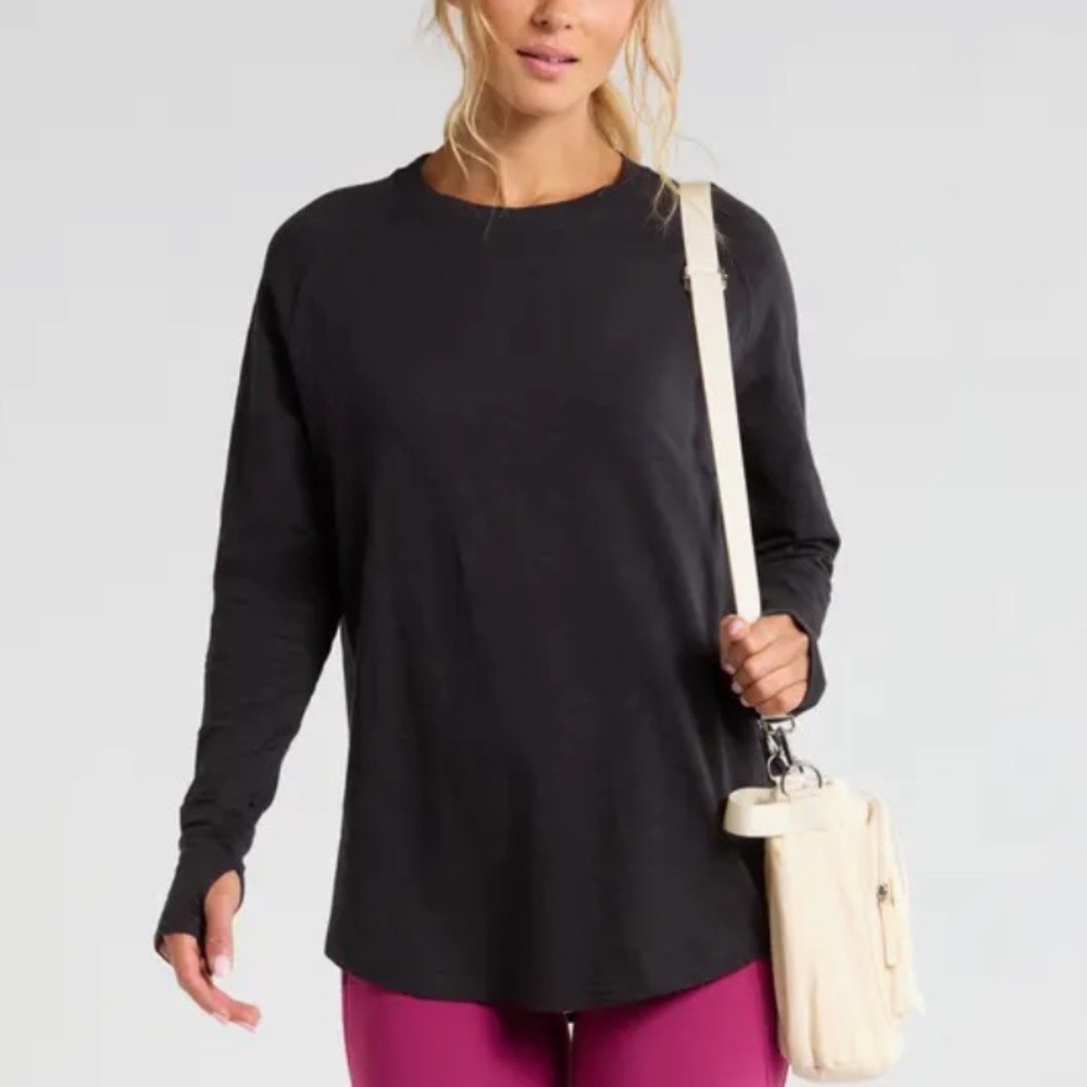 Zella Relaxed Washed Long Sleeve Tee🩵